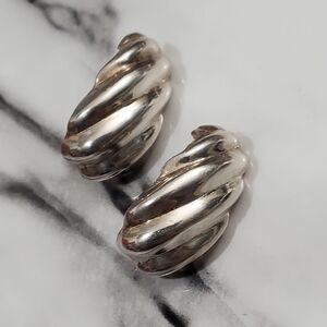 Vtg. Sterling Silver Post Earrings